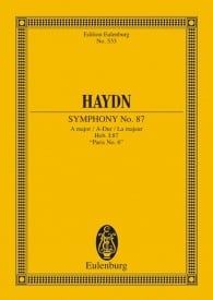 Haydn: Symphony No. 87 A major Hob. I: 87 (Study Score) published by Eulenburg
